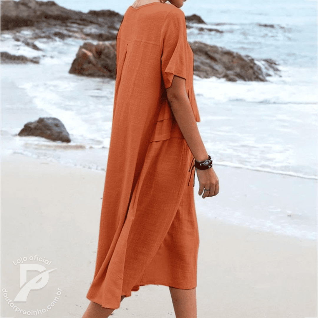 Vestido Talita - Soltinho e Tecido Leve- Conforto como você nunca viu!
