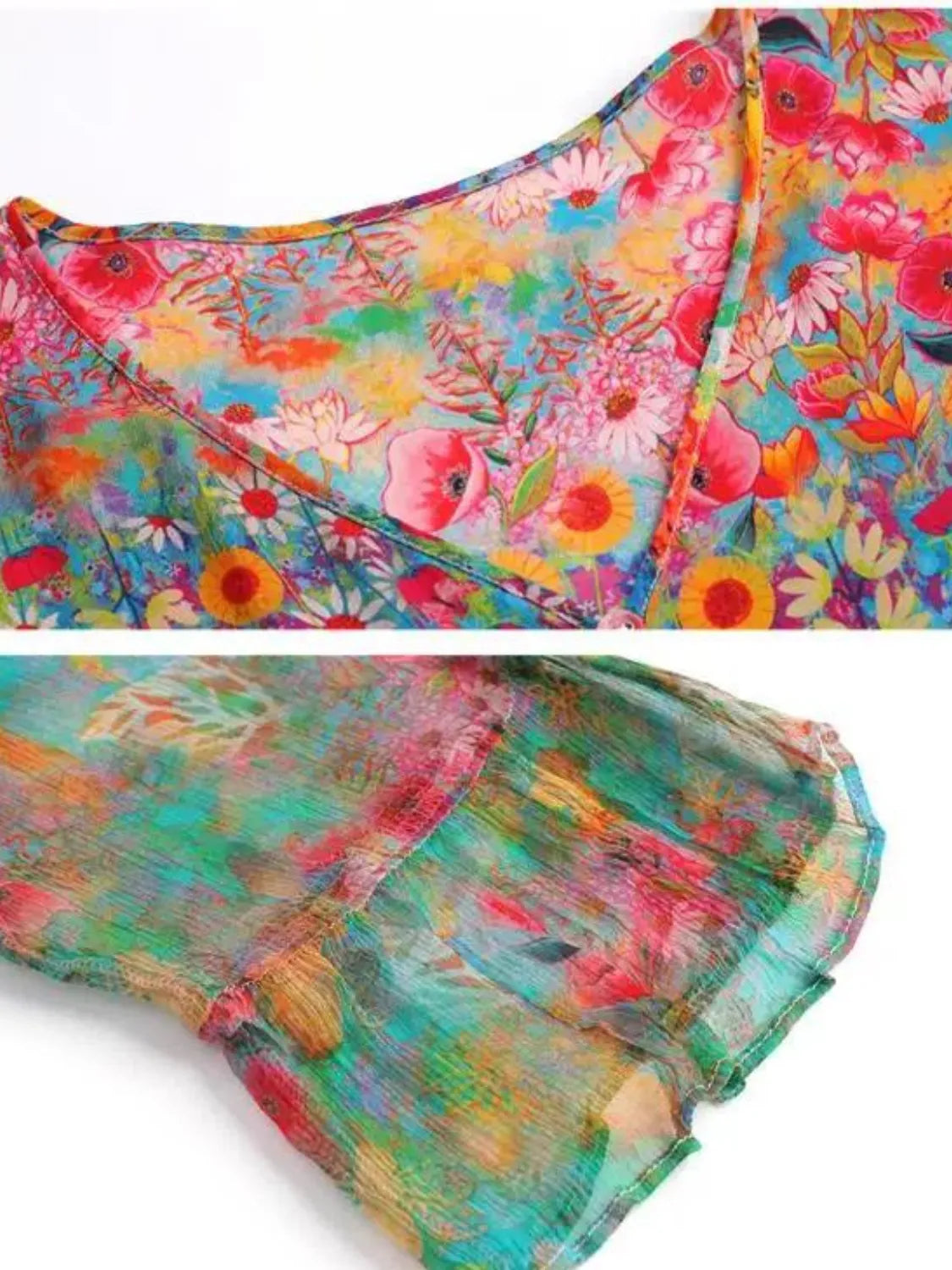 Vestido Feminino Midi Estampado Floral Primavera- Fresquinho e Elegante + Frete Grátis