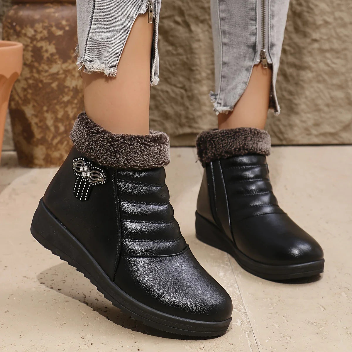 Bota Inverno Carmen- Mantenha seus pés sempre quentinhos+ Frete Grátis