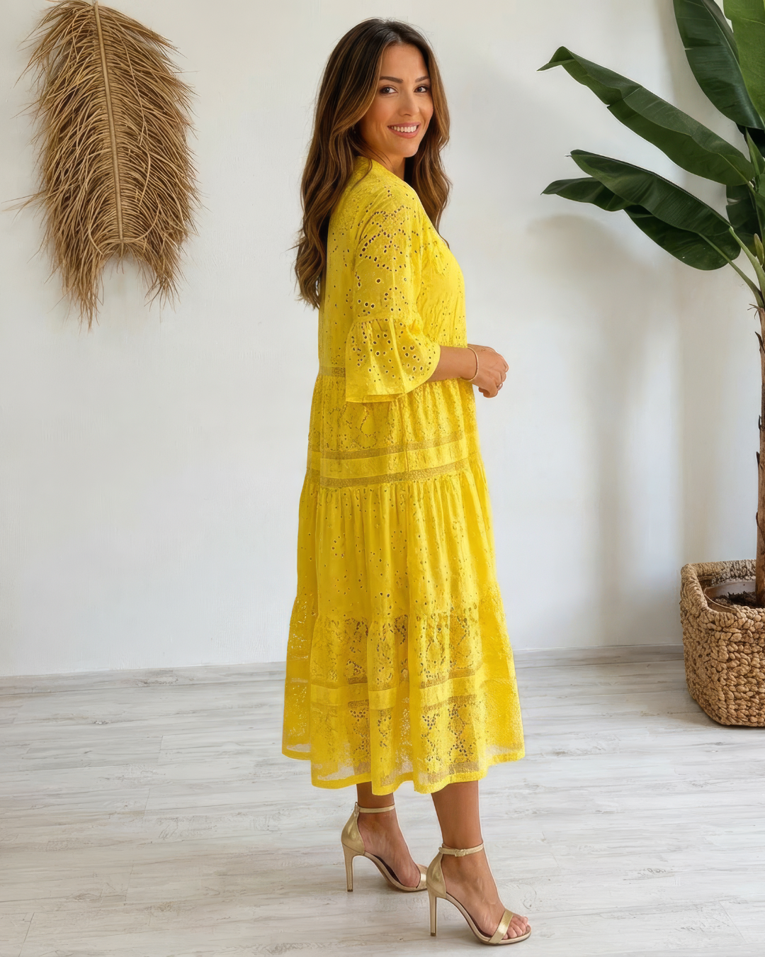 Vestido de renda Melissa- Elegância, Sofisticação e Modernidade! +Frete Grátis