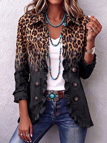 Blazer Leopardo- Moderno, estiloso e confortável. +Frete Grátis+ Desconto especial