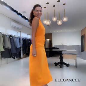 Vestido Suzana- Elegância e modernidade para se destacar em eventos especiais! + Frete Grátis