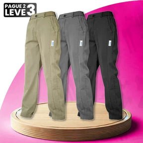 Calça Feminina Alice em Malha de Seda Gelo e Poliéster -Compre 2 e Leve 3 + Frete Grátis
