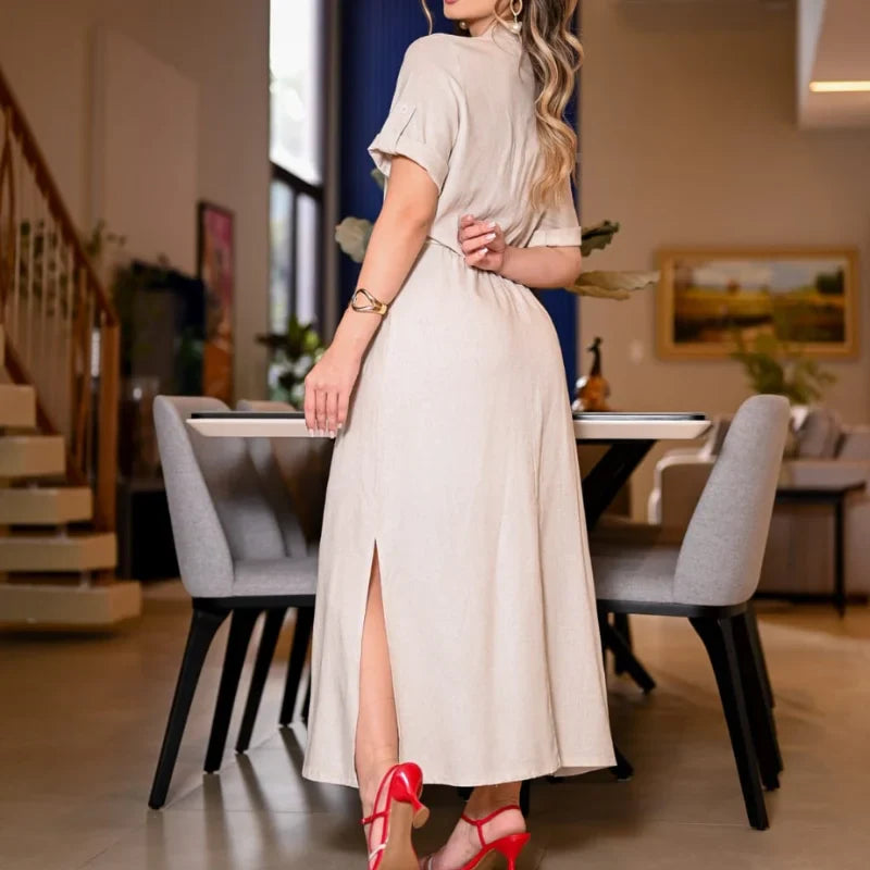 Chemise de Linho Amora- Elegância e Sofistiação