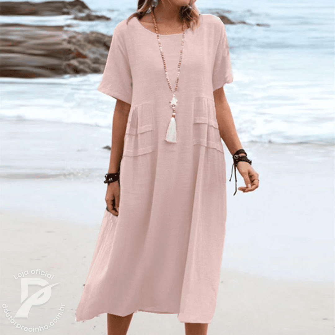 Vestido Talita - Soltinho e Tecido Leve- Conforto como você nunca viu!