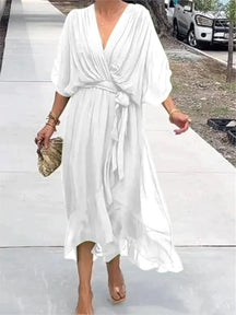Vestido Eliana- Leveza, estilo e sofisticação para todas as estações