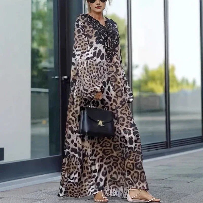 Vestido Onça Elisa- Leve e Soltinho