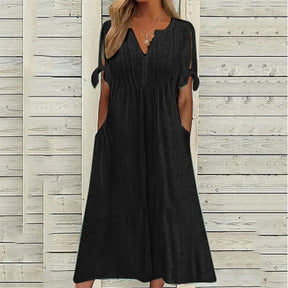 Vestido de Renda Luísa - Perfeito para dias quentes, encontros especiais ou passeios ao ar livre. (Verão 2026) + Frete Grátis