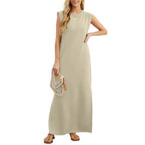 Vestido Elisa - Sem Mangas Leve e Soltinho- Ideal para diversas ocasiões e eventos+ Frete Grátis