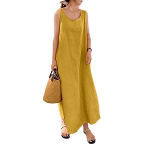 Vestido Tereza -Linho Premium- Conforto, Charme e Estilo