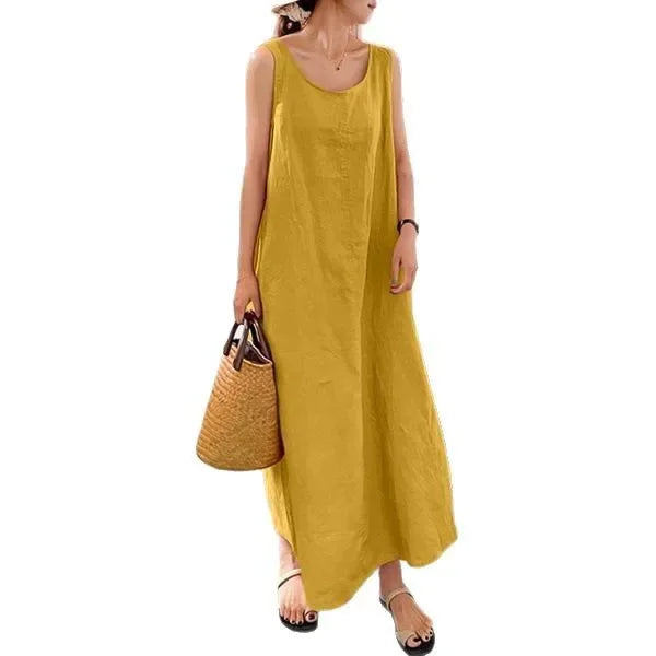 Vestido Tereza -Linho Premium- Conforto, Charme e Estilo