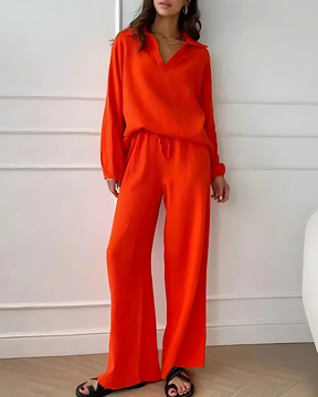 Conjunto Madri | 2 Peças - Linho Premium- Elegância e Sofisticação Perfeito Pra Você! + Frete Grátis