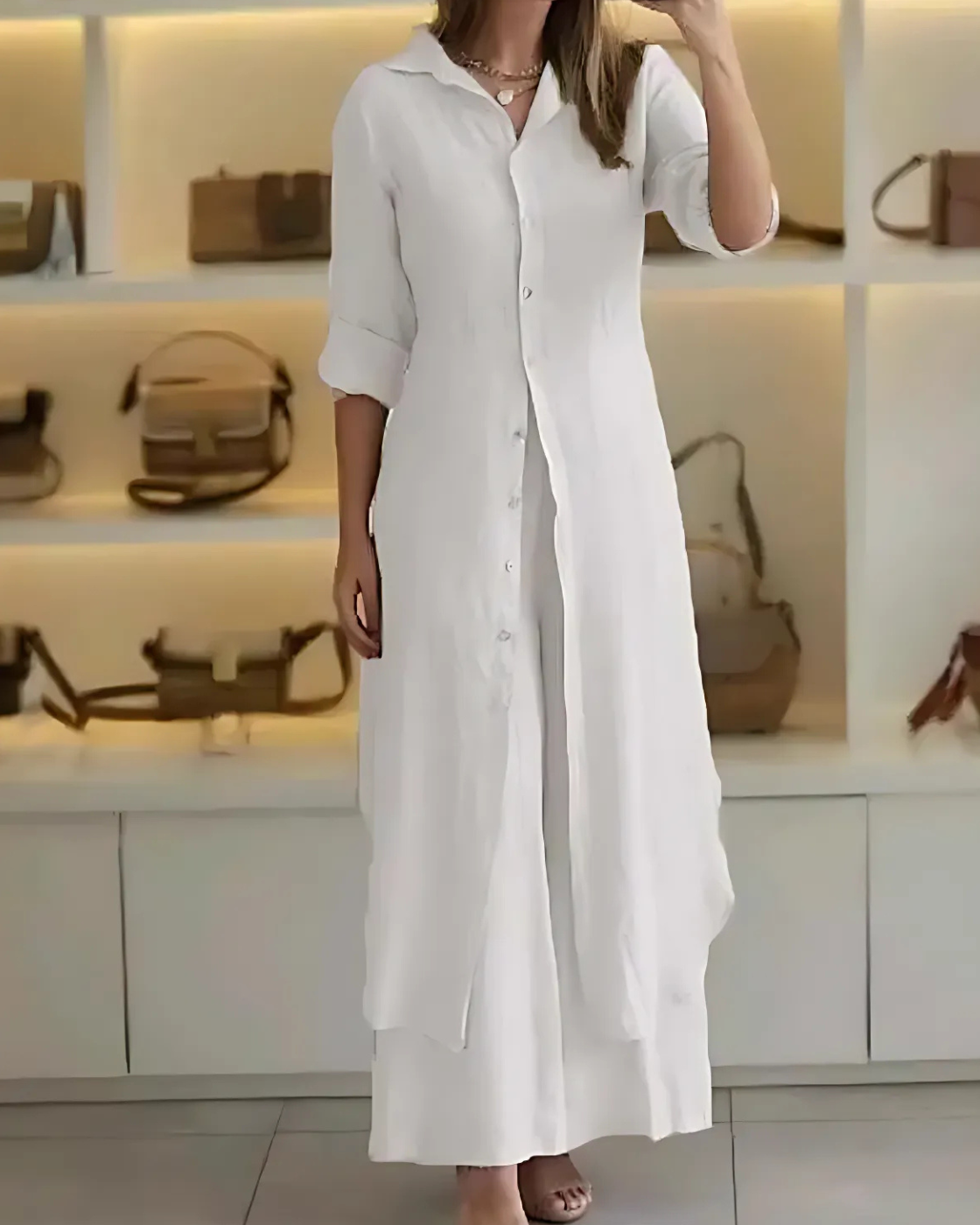 Conjunto Marina  | Linho Premium - Você elegante em todas as ocasiões!