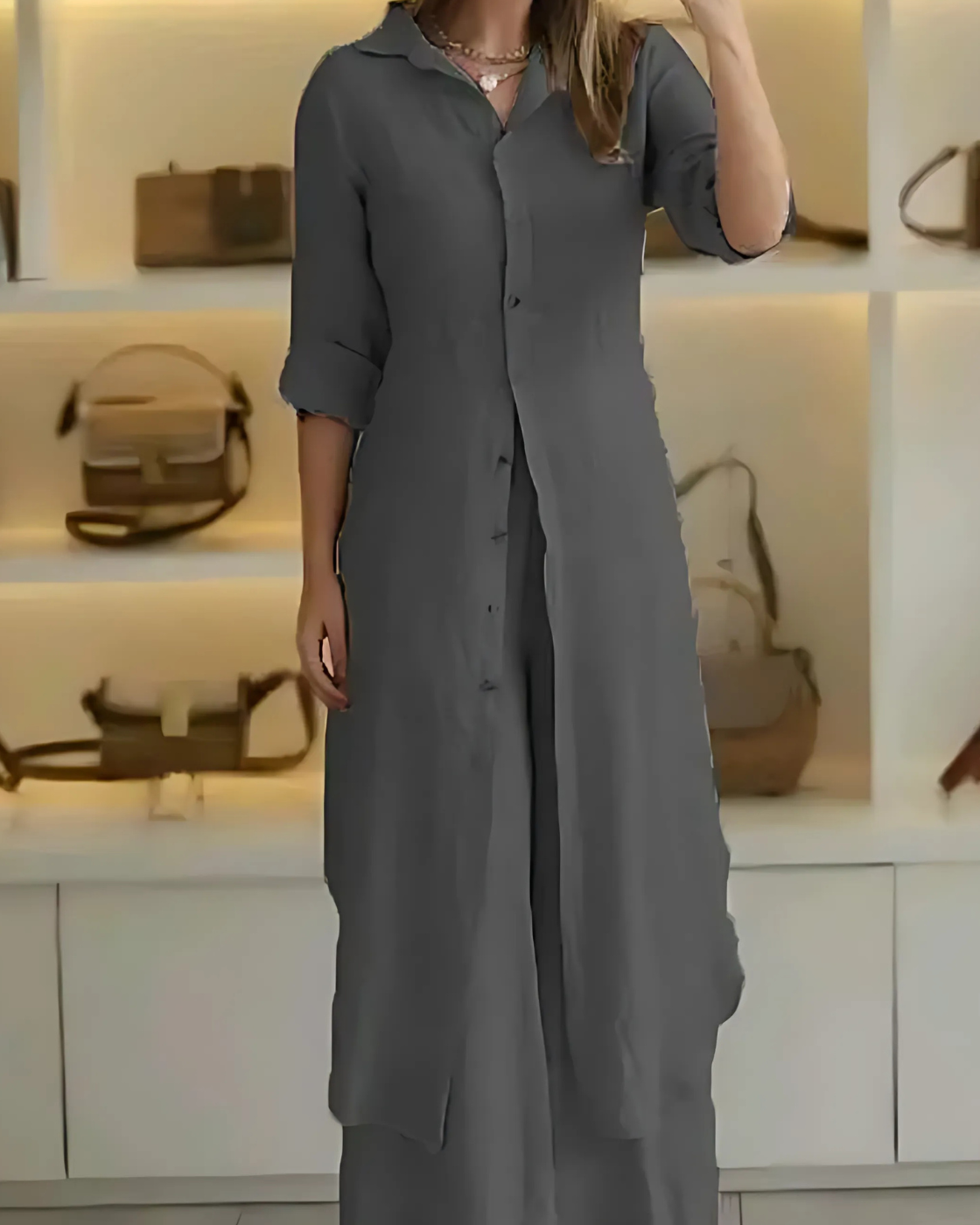 Conjunto Marina  | Linho Premium - Você elegante em todas as ocasiões!