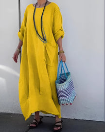 Vestido Marina Comfort | Casual e Sofisticado - Linho Premium + Frete Grátis