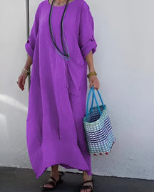 Vestido Marina Comfort | Casual e Sofisticado - Linho Premium + Frete Grátis