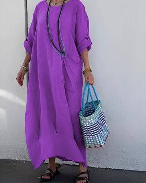 Vestido Marina Comfort | Casual e Sofisticado - Linho Premium + Frete Grátis