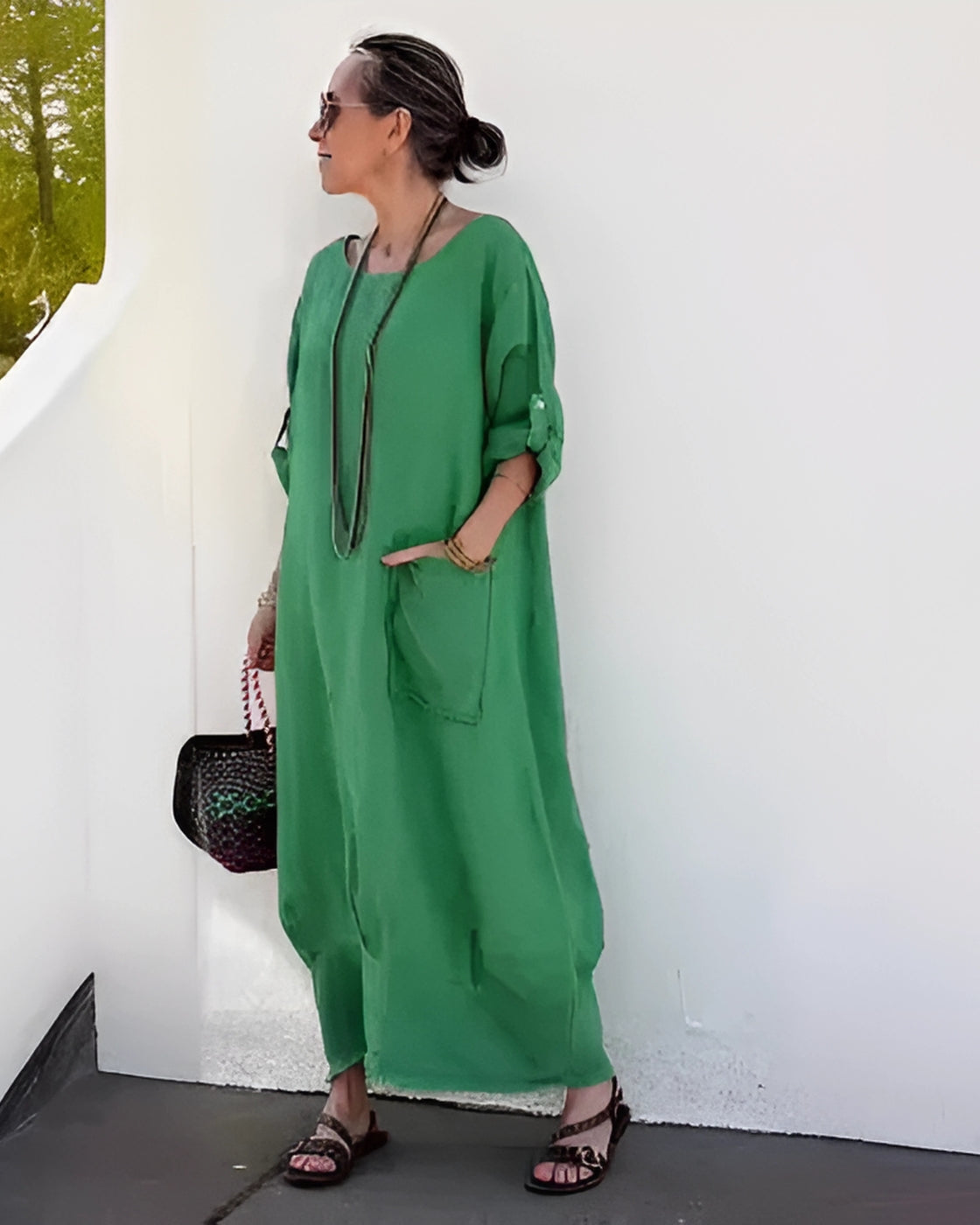 Vestido Marina Comfort | Casual e Sofisticado - Linho Premium + Frete Grátis