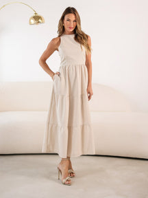 Vestido de Linho Sofia- A Combinação perfeita entre estilo e conforto