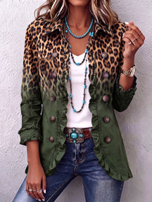 Blazer Leopardo- Moderno, estiloso e confortável. +Frete Grátis+ Desconto especial