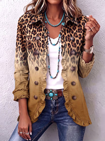 Blazer Leopardo- Moderno, estiloso e confortável. +Frete Grátis+ Desconto especial
